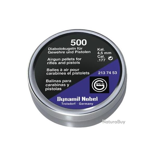 BTE 500 PLOMB � JUPE GECO DIABOLO CAL. 4,50 MM 0,45G