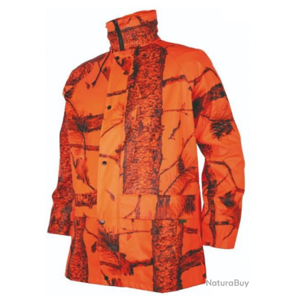 VESTE DE PLUIE ORANGE ENFANT 8 ANS