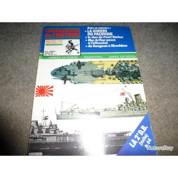 CONNAISSANCE DE L HISTOIRE HACHETTE LA GUERRE DU PACIFIQUE     num�ro 31