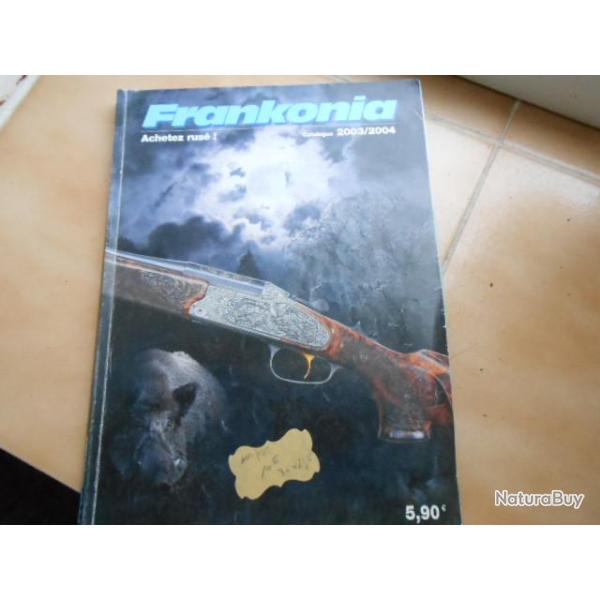 CATALOGUE   FRANKONIA    BON ETAT