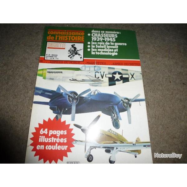CONNAISSANCE DE L HISTOIRE HACHETTE CHASSEURS 1939-1945  num�ro 38