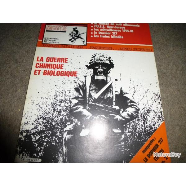 CONNAISSANCE DE L HISTOIRE HACHETTE LA GUERRE CHIMIQUE ET BIOLOGIQUE  num�ro 42