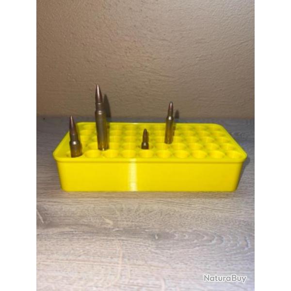 Plateau de rechargement jaune xxl pour le rechargement de munitions d'armes d'�paule.