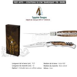 Coffret couteau pliant 12 cm 4175 TB Laguiole BOUGNA