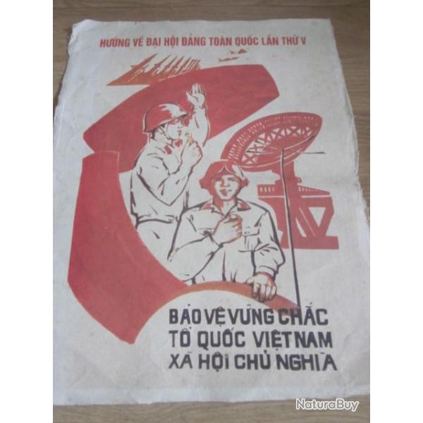AFFICHE  MILITAIRE  VIETNAM