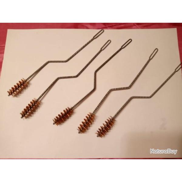 Ecouvillons diam�tre 12.5 mm laiton en lot de 5 pi�ces