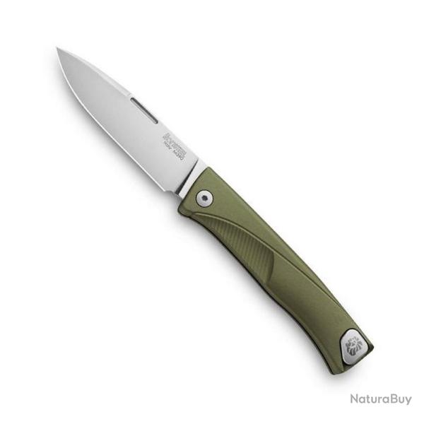 Couteau "Thrill" aluminium, Couleur vert [Lionsteel]
