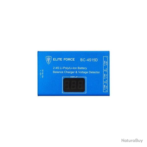 CHARGEUR POUR BATTERIE LIPO ELITE FORCE 7,4 A 14,8 V 2-4S