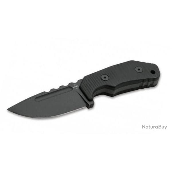 02BO033-Couteau Fixe Boker plus litlle Dvalin Black