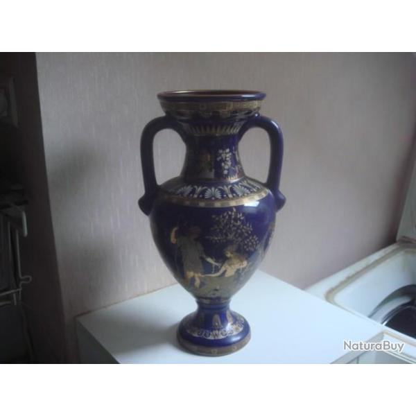 vase art d�co en fa�ence �maill�e de Aohna Ath�nes Gr�ce 1930