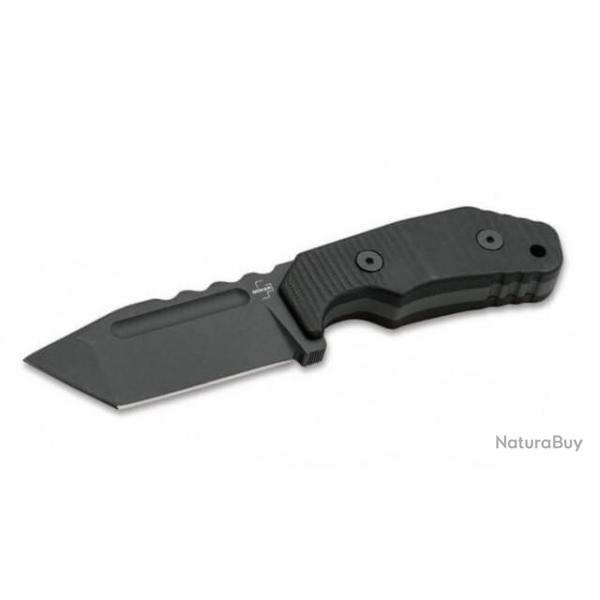 02BO034-Couteau Fixe Boker plus litlle Dvalin Black Tanto