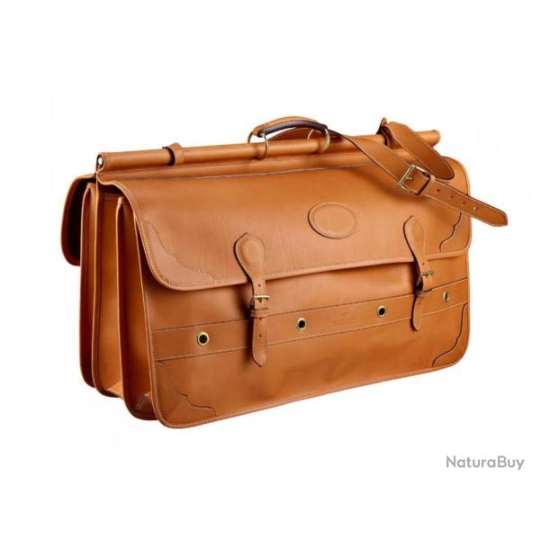 Sac de battue 2 rabats, 3 soufflets cuir ALEXANDRE MAREUIL