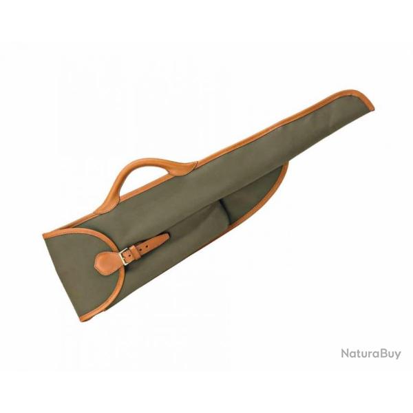 Fourreau arme d�mont�e, crosse + canon + lunette cuir/toile ALEXANDRE MAREUIL
