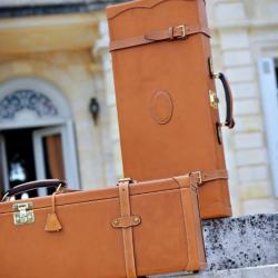 Valise plate fusil cuir ALEXANDRE MAREUIL