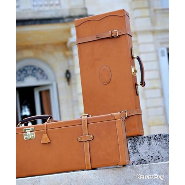 Valise plate fusil cuir ALEXANDRE MAREUIL