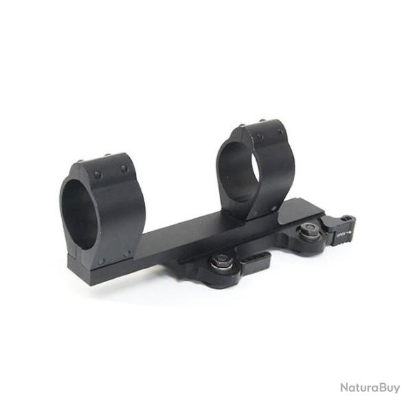 Montage monopoint QD 25,4mm Picatinny noir