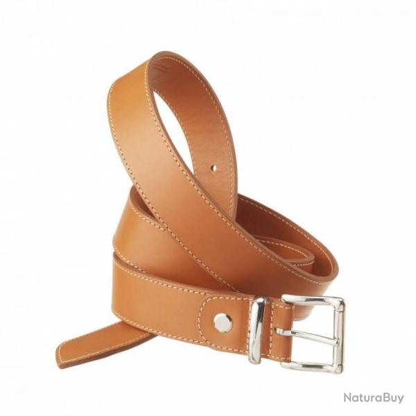 Ceinture r�glable en cuir 35 mm boucle nickel ALEXANDRE MAREUIL