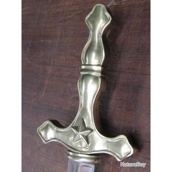 sabre �p�e ma�onique franc-ma�on XIX� si�cle loge fr�res couvreur �toile flamboyante fab Fran�ais