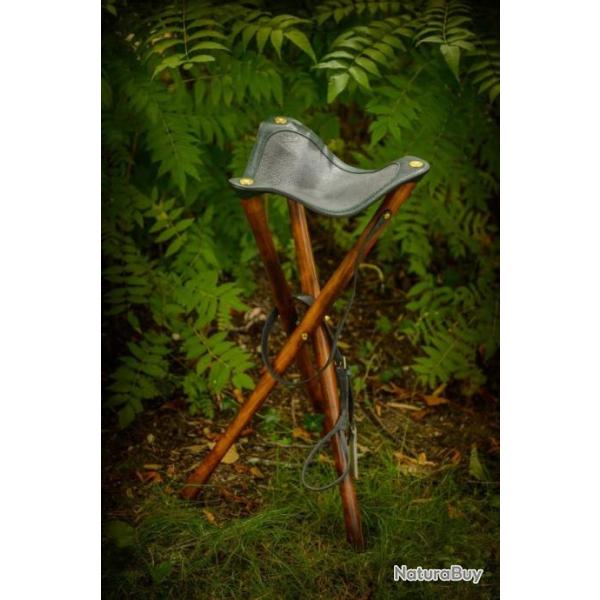 Trpieds en cuir de cerf 70cm ALEXANDRE MAREUIL