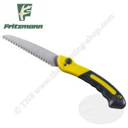 FRITZMANN Scie pliante compacte &agrave; coupe rapide id&eacute;al pour &eacute;brancher ou &eacute;laguer