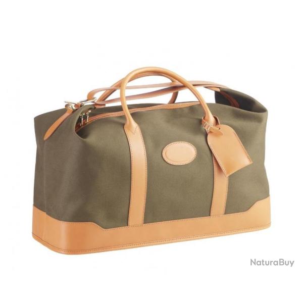 Sac "Polochon" petit mod�le cuir/toile ALEXANDRE MAREUIL