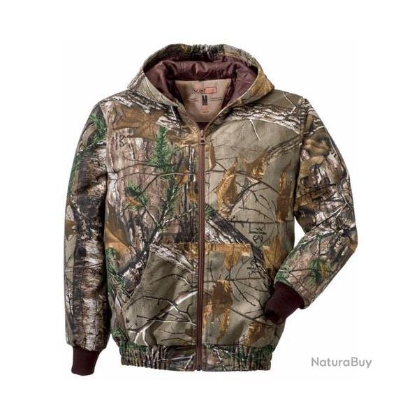 Blouson de chasse enfant camo bois