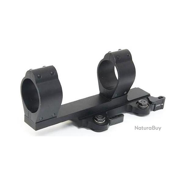 Montage monopoint QD 28mm Picatinny noir