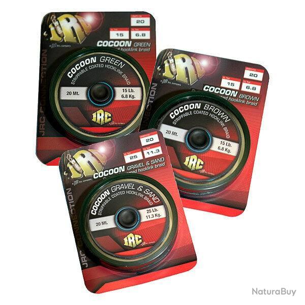 Promo: Tresse � bas de ligne JRC Cocoon gravel & sand 15lbs 20m