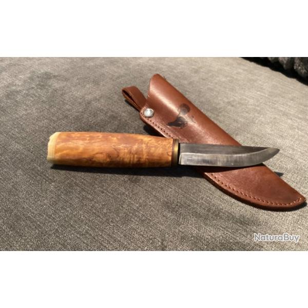 Couteau Nordique "sigl� Grand TETRAS" PUUKKO Collector