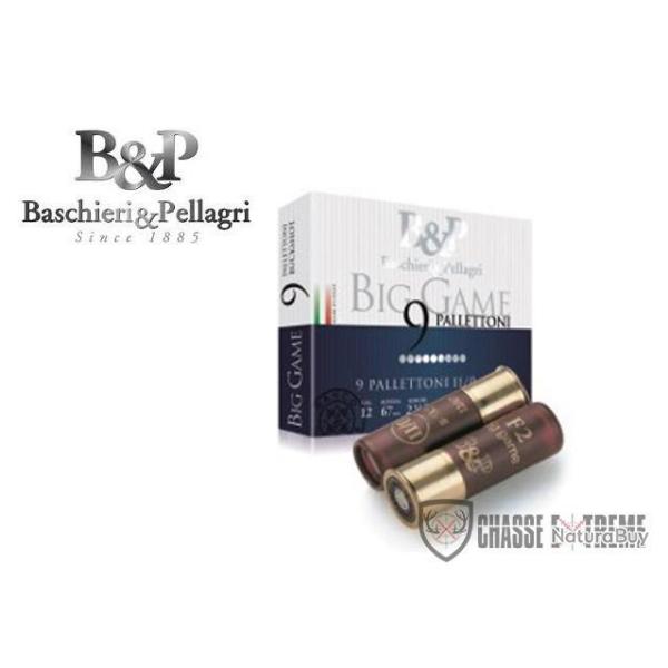 10 Chevrotines B&P Big Game Pallettoni 9g 33.5 Gr Cal 12/67