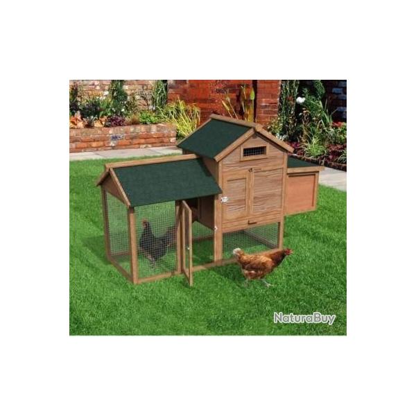 Poulailler abri poule coq caille clapier lapin enclos poule parc poule poulailler en bois NEUF