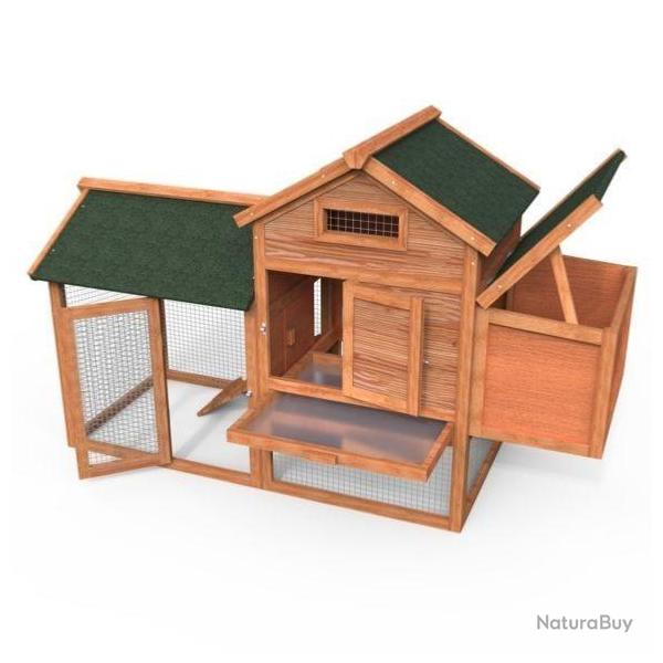 Poulailler abri poule coq caille clapier lapin enclos poule parc poule poulailler en bois