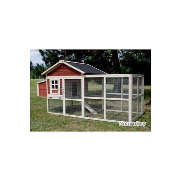 Poulailler abri poule poulailler en bois enclos poule parc poule basse cour clapier lapin