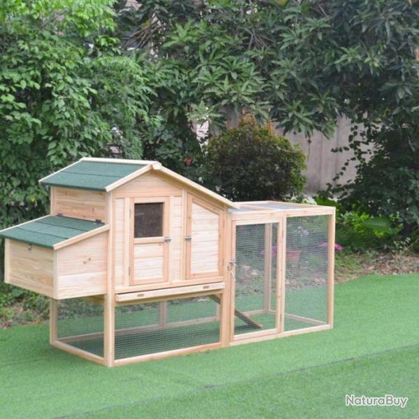 Poulailler abri poule poulailler en bois enclos poule parc poule basse cour clapier lapin jardin