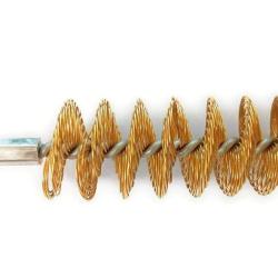 &Eacute;couvillon spirale en bronze pour le nettoyage de fusil de calibre 16