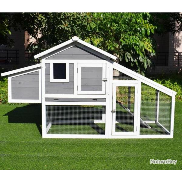 Poulailler poule caille clapier lapin abri jardin volaille enclos poules toit PVC cielterre-commerce