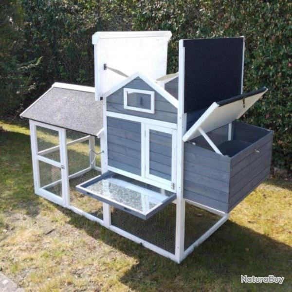 Poulailler xxl poules caille clapier lapin abri coq jardin volaille enclos poules cielterre-commerce