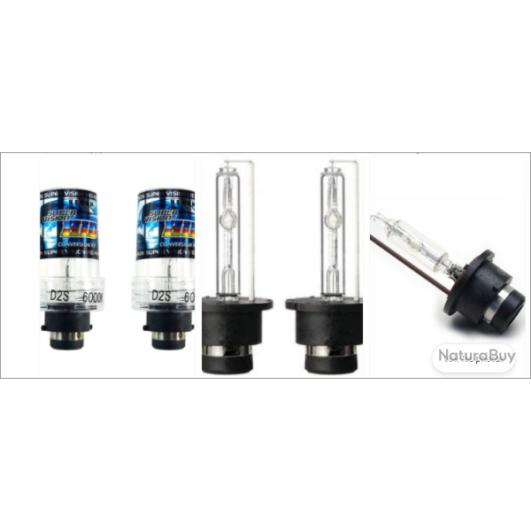 NEUVES LA PAIRE  D'AMPOULES XENON D2S D2R D2C pour VOITURE  - Eclairage Blanc ou Bleut�e