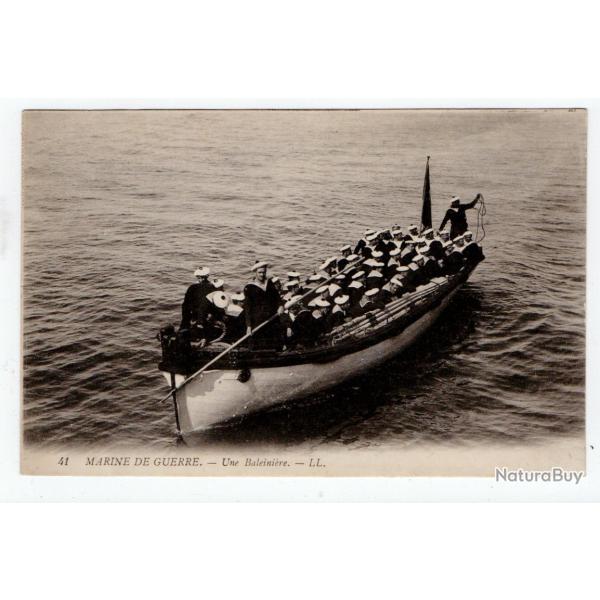 CPA -MARINE DE GUERRE UNE BALEINI�RE N�1219