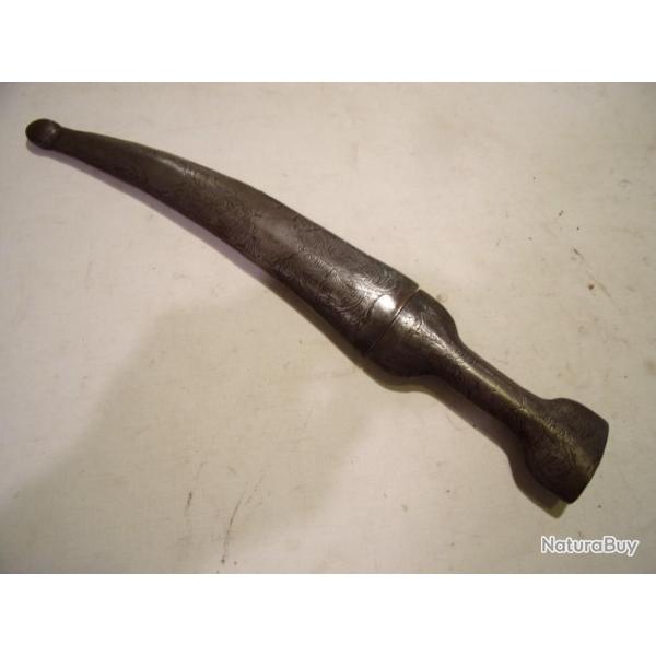 Rare poignard de sacrifice OTTOMAN, KINDJAL ou KHANJAR