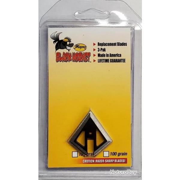 LAMES RECHANGE BLACK HORNET 125Gr