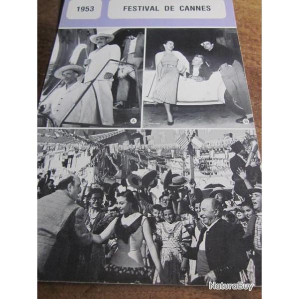 fiche cinema   festinal de cannes  1953