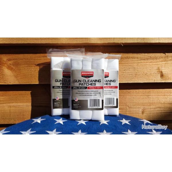 Patchs de nettoyage pour canons du calibre .270 au .30 x750