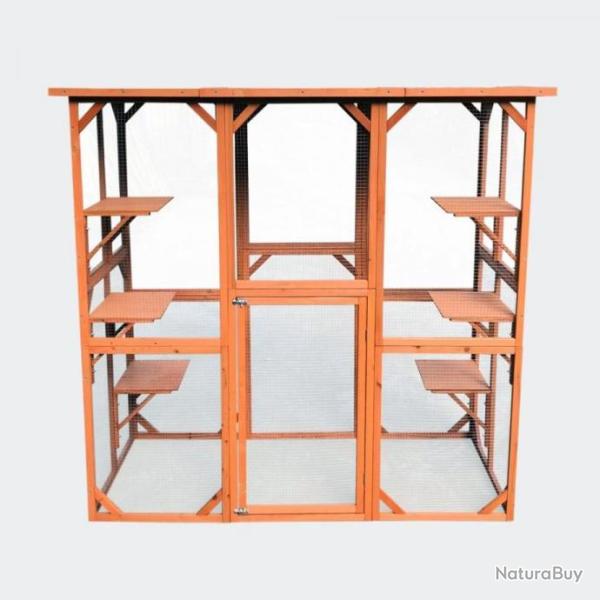 Enclos chat XXL parc chat enclos chatons enclos grillag� poulailler enclos poule cielterre-commerce