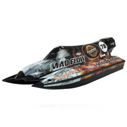 Bateau T&eacute;l&eacute;command&eacute; Comp&eacute;tition Brushless RC MAD FLOW Firewheel 78 F1 3S