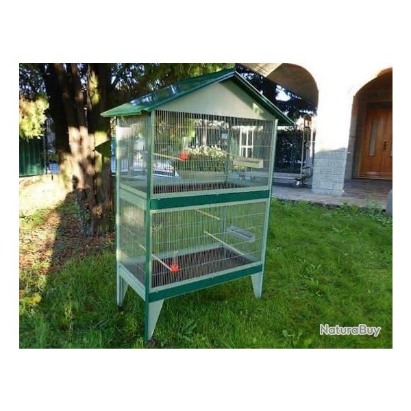 Voli�re Atlanta double VOLIERE DE JARDIN voli�re XXL care perruche canari ins�parable calopsitte