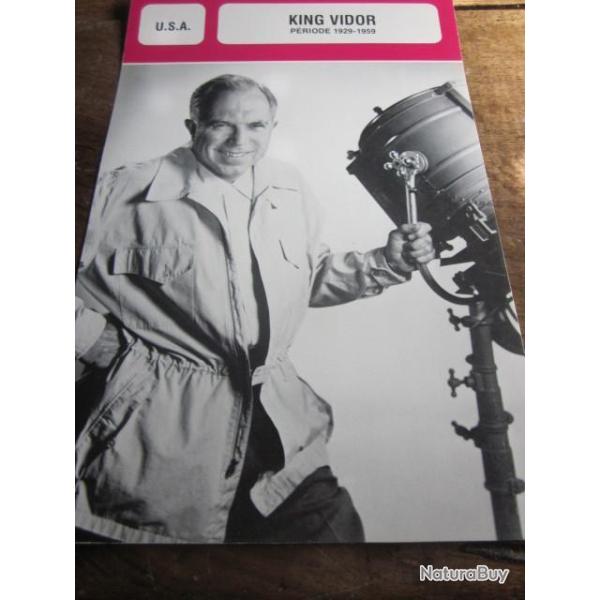 fiche cinema  king vidor 1929 / 59   usa
