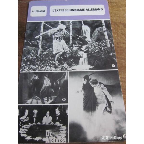 fiche cinema  l expressionnisme allemand