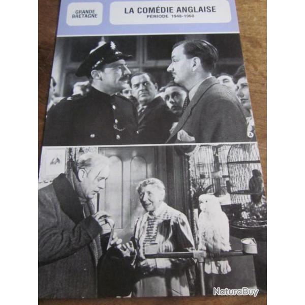 fiche cinema  la commedie anglaise  1948 / 60