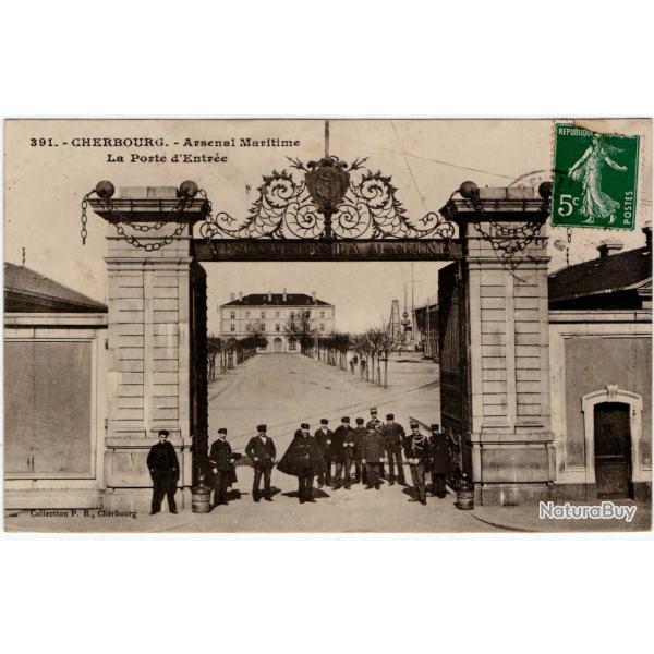 CPA - CHERBOURG - L'Arsenal Maritime -La Porte d'Entr�e  N�1226